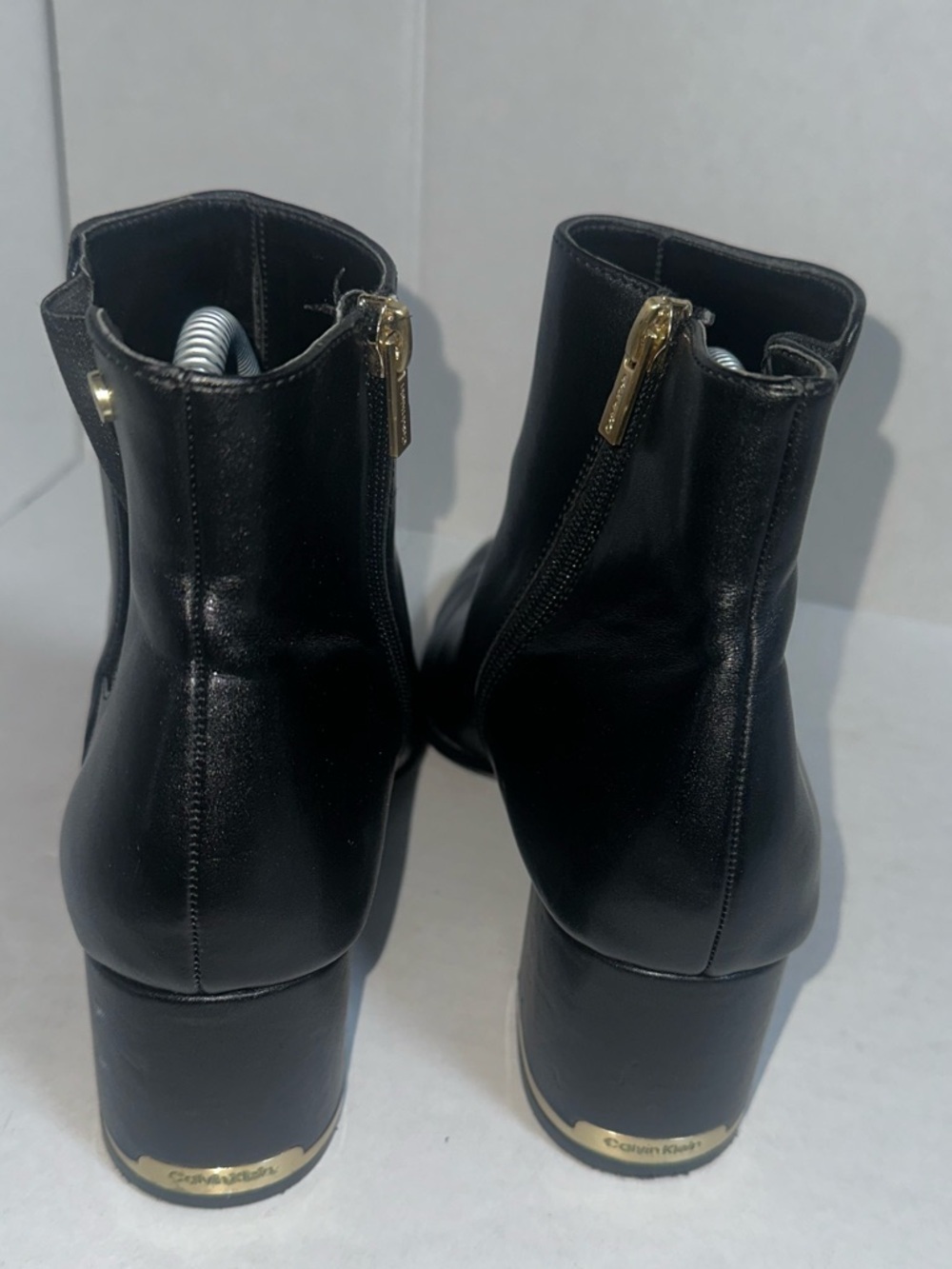 Calvin Klein Fioranna Woman’s Black Ankle Boots Size 10 - Picture 6 of 12